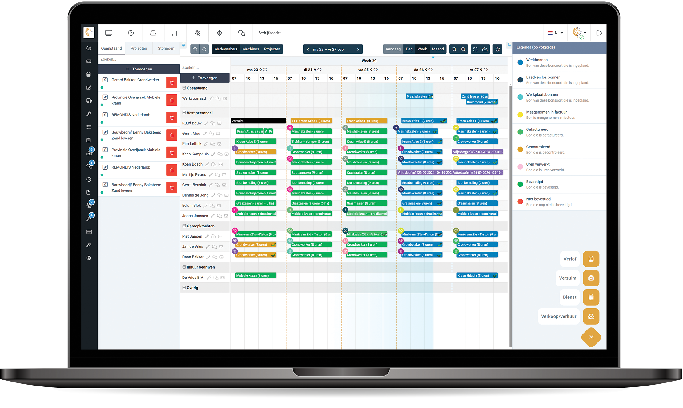 Digitaal planbord | online plannen van opdrachten